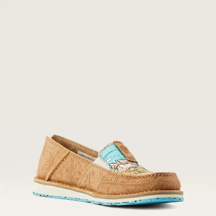 Cruiser Tan Suede Emboss Arizona Skies Women Ariat Shoes and Sneakers Cruiser Tan Suede Emboss Arizona Skies Women Ariat Shoes and Sneakers
