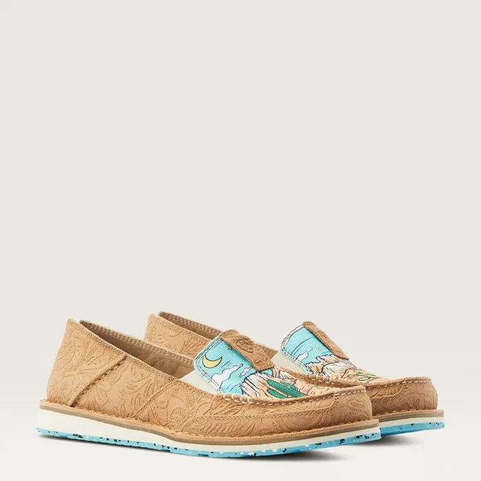 Cruiser Tan Suede Emboss Arizona Skies Women Ariat Shoes and Sneakers Cruiser Tan Suede Emboss Arizona Skies Women Ariat Shoes and Sneakers