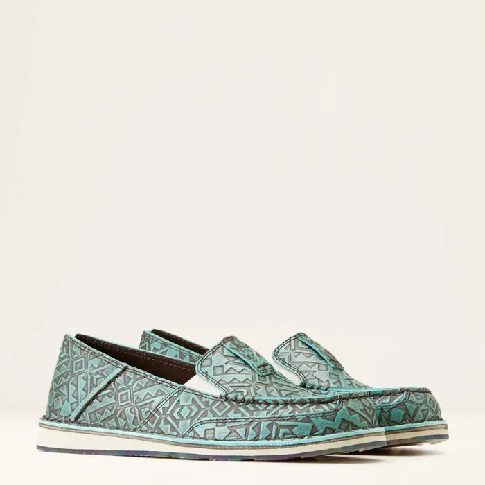 Cruiser Turquoise Blanket Emboss Women Ariat Shoes and Sneakers Cruiser Turquoise Blanket Emboss Women Ariat Shoes and Sneakers
