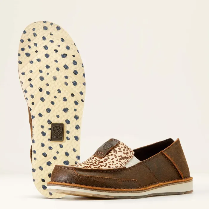 Cruiser Vintage Bomber Cheetah Hair On Women Ariat Shoes and Sneakers
