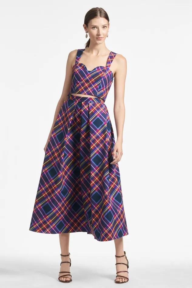 Darcy Top 8211 Party Plaid Women Sachin and Babi Matching Sets