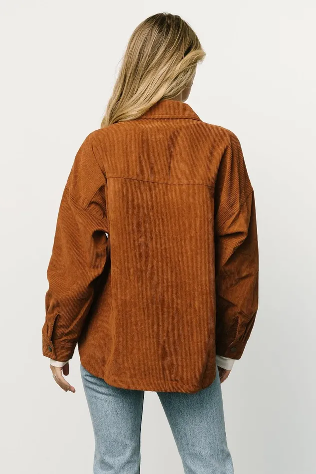 Davis Corduroy Shacket Spice Women Baltic Born Outerwear Davis Corduroy Shacket Spice Women Baltic Born Outerwear