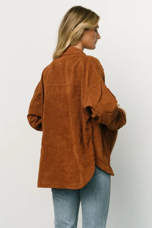 Davis Corduroy Shacket Spice Women Baltic Born Outerwear Davis Corduroy Shacket Spice Women Baltic Born Outerwear