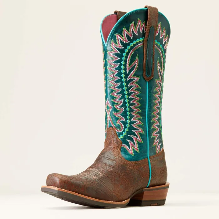 Derby Monroe Western Boot Shore Tan Women Ariat Western Boots