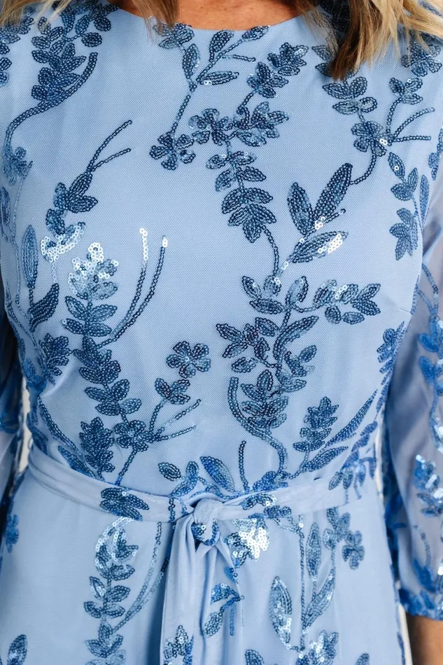 Destiny Sequin Maxi Dress Blue Women Baltic Born Mother Of The Bride Destiny Sequin Maxi Dress Blue Women Baltic Born Mother Of The Bride