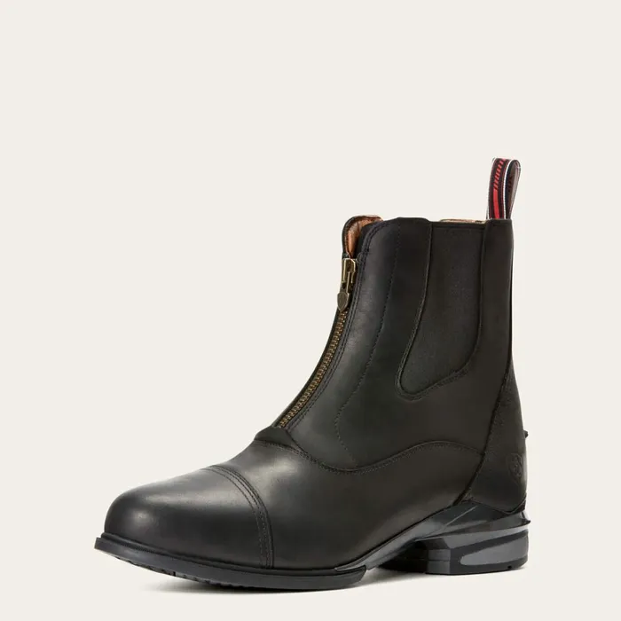 Devon Nitro Paddock Boot Black Men Ariat English Riding Boots