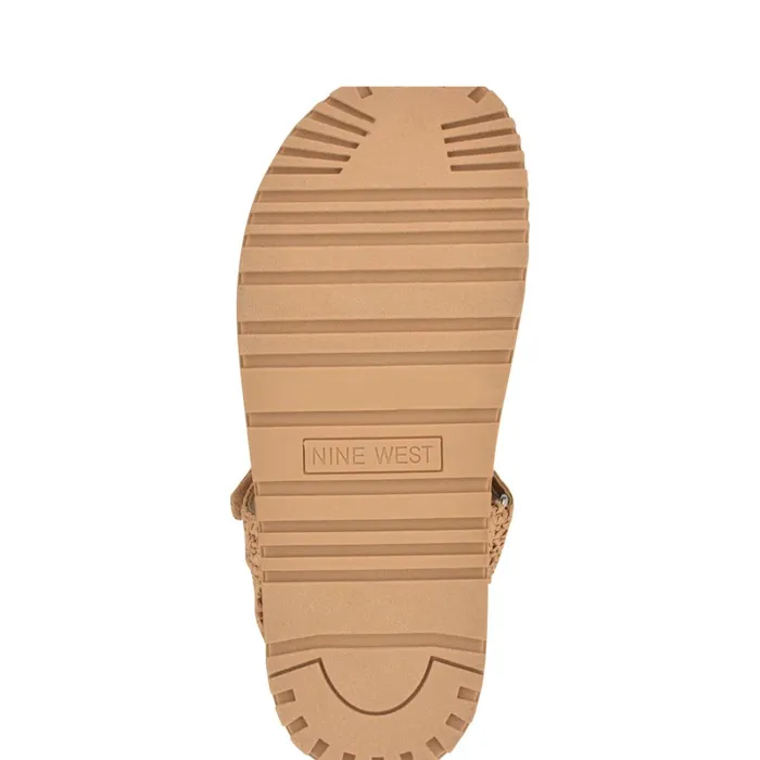 Dinrah Footbed Sandals Light Pink Women Nine West Low Heel Dinrah Footbed Sandals Light Pink Women Nine West Low Heel