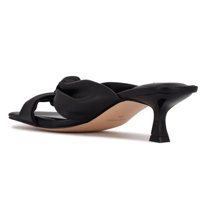 Dipa Heeled Slide Sandals Black Women Nine West Low Heel Dipa Heeled Slide Sandals Black Women Nine West Low Heel