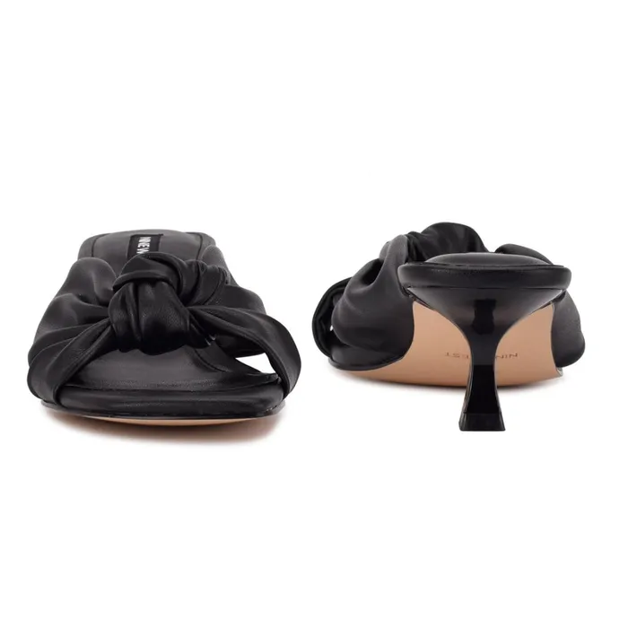 Dipa Heeled Slide Sandals Black Women Nine West Low Heel Dipa Heeled Slide Sandals Black Women Nine West Low Heel
