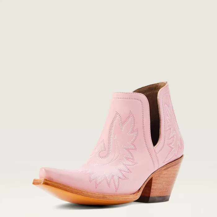 Dixon Bootie Powder Pink Women Ariat Western Boots