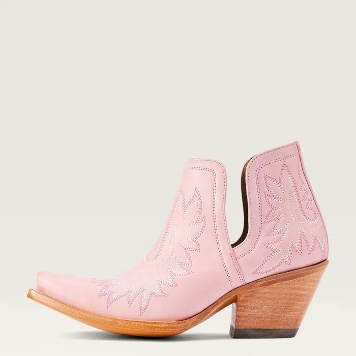 Dixon Bootie Powder Pink Women Ariat Western Boots Dixon Bootie Powder Pink Women Ariat Western Boots