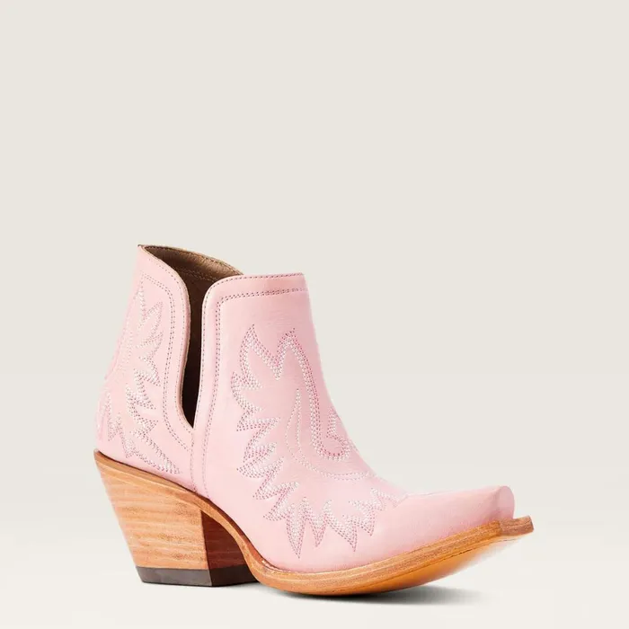 Dixon Bootie Powder Pink Women Ariat Western Boots Dixon Bootie Powder Pink Women Ariat Western Boots