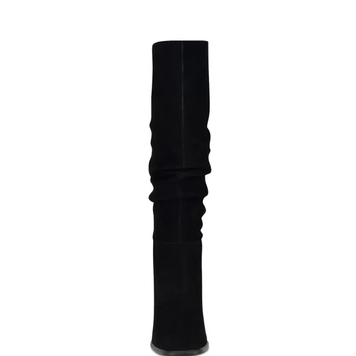 Domaey Wide Calf Casual Boots Black Women Nine West Boots and Booties Domaey Wide Calf Casual Boots Black Women Nine West Boots and Booties
