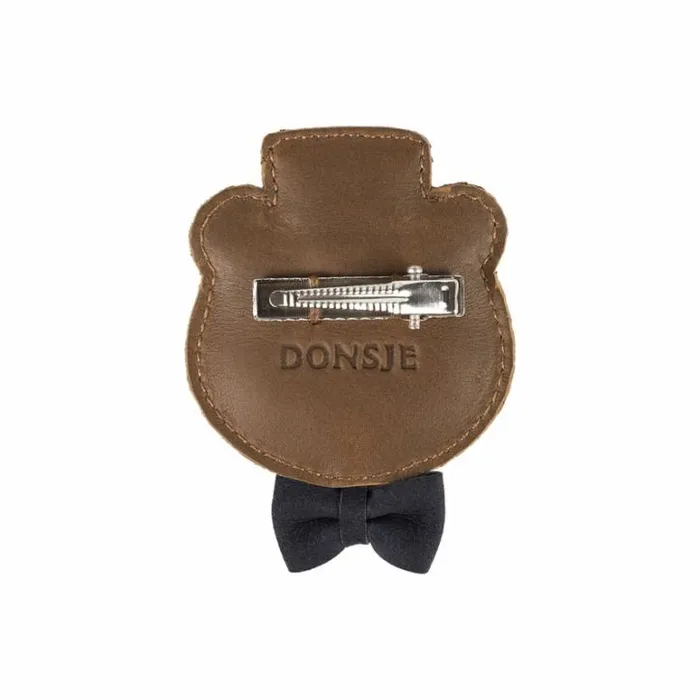 Donsje Amsterdam Accessories Baby Ceesie Clip Cognac Classic Leather