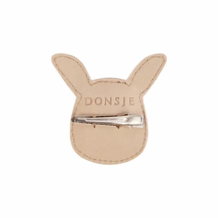 Donsje Amsterdam Accessories Baby Josy Classic Hairclip Taupe Nubuck