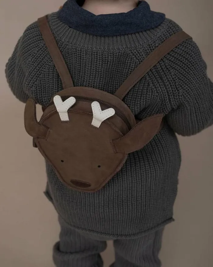 Donsje Amsterdam Accessories Baby Kapi Special Backpack Hazelnut Nubuck