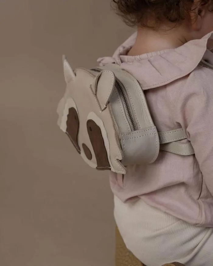 Donsje Amsterdam Accessories Baby Kapi Special Backpack Ivory Classic Leather