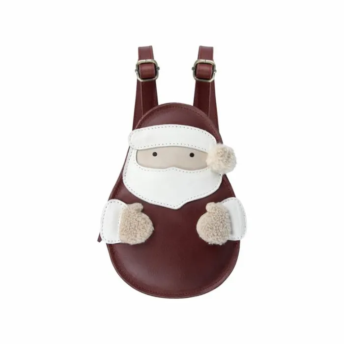 Donsje Amsterdam Accessories Baby Kliff Backpack Burgundy Classic Leather