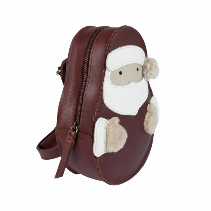 Donsje Amsterdam Accessories Baby Kliff Backpack Burgundy Classic Leather