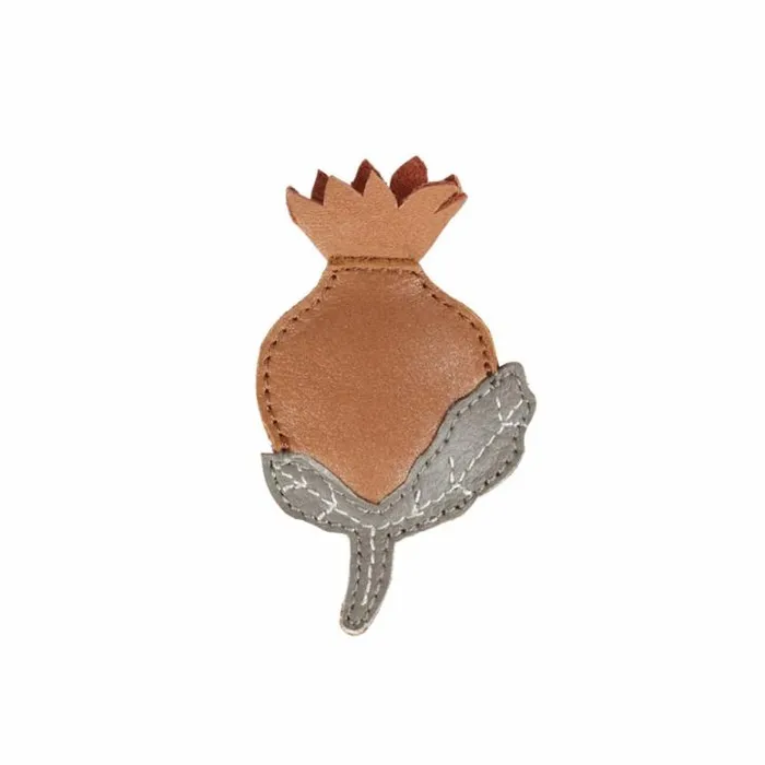 Donsje Amsterdam Accessories Baby Lula Clip Caramel Metallic Nubuck