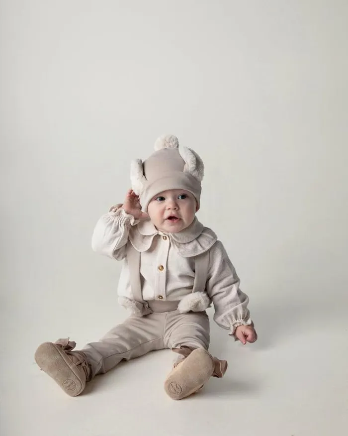 Donsje Amsterdam Accessories Baby Miep Hat Soft Sand