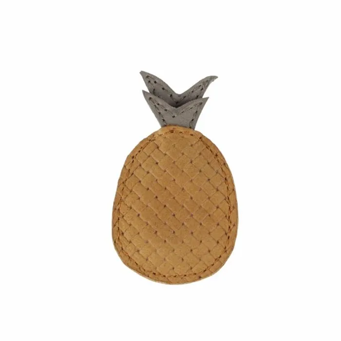 Donsje Amsterdam Accessories Baby Nanoe Fruit Hairclip Caramel Stamped Nubuck