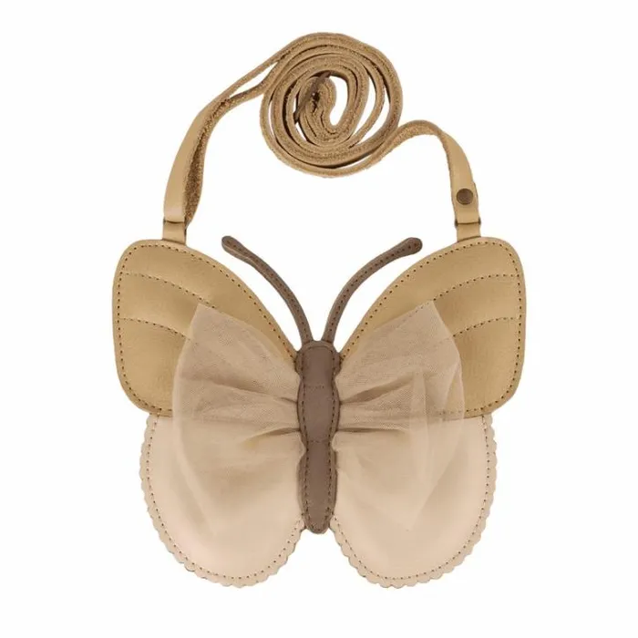 Donsje Amsterdam Accessories Baby Qalja Purse Gold Metallic Nubuck