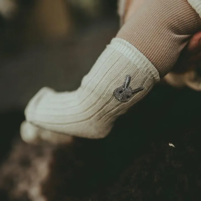 Donsje Amsterdam Accessories Baby Qell Socks Warm White