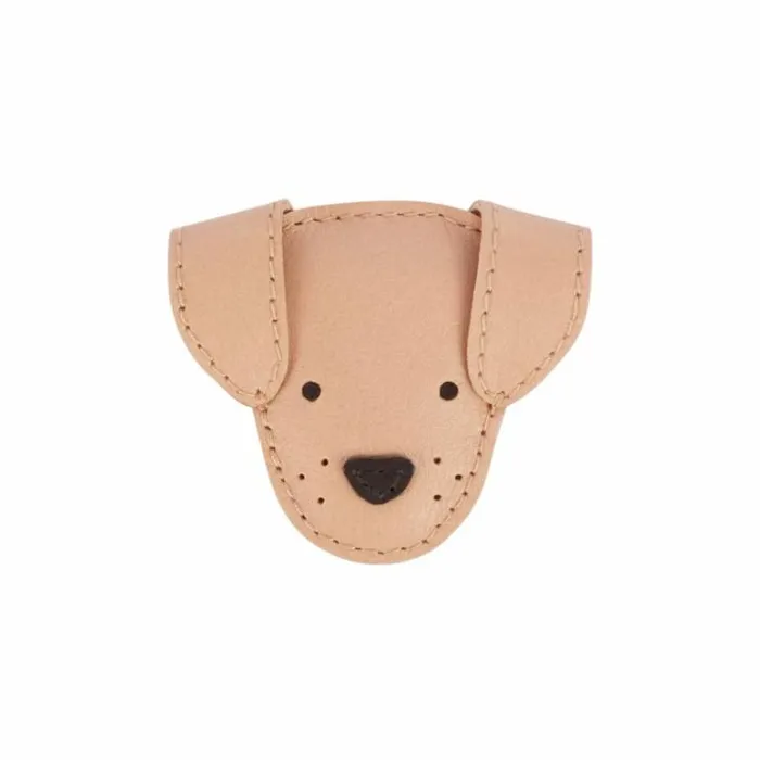 Donsje Amsterdam Accessories Baby Qosy Classic Hairclip Light Rust Leather
