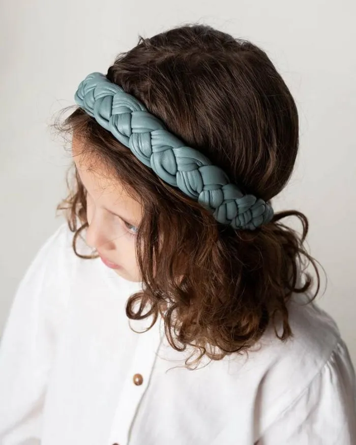 Donsje Amsterdam Accessories Baby Senzay Headband Jade Sheep Leather