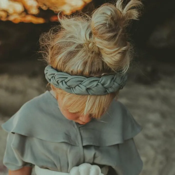Donsje Amsterdam Accessories Baby Senzay Headband Jade Sheep Leather