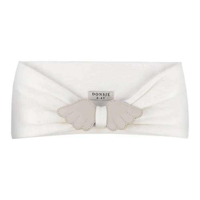 Donsje Amsterdam Accessories Baby Wobi Headband Off White Leather