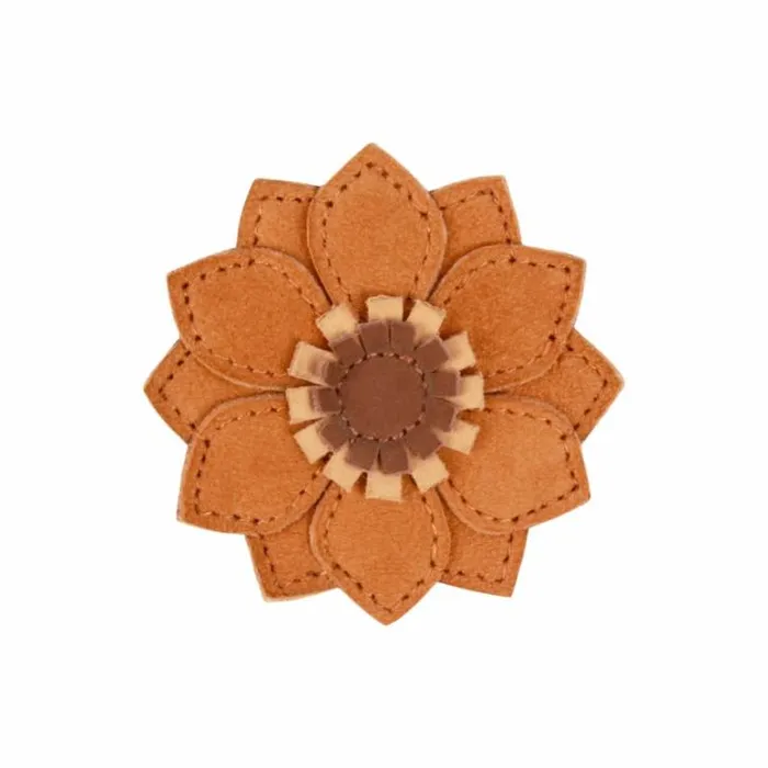 Donsje Amsterdam Accessories Baby Zaza Fields Hairclip Caramel Nubuck