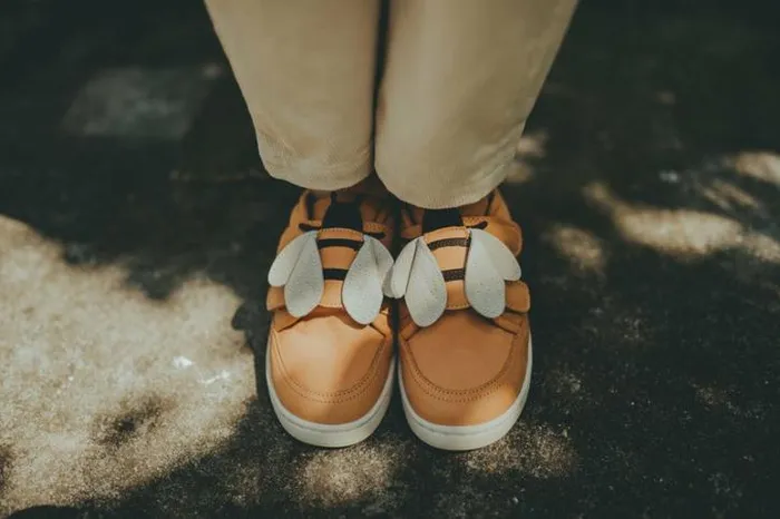 Donsje Amsterdam Animal Styles Boys Kien Sneakers Toffee Nubuck