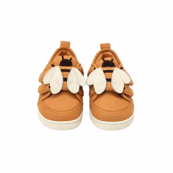 Donsje Amsterdam Animal Styles Boys Kien Sneakers Toffee Nubuck