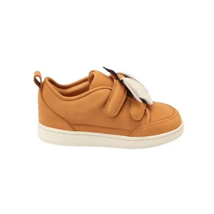 Donsje Amsterdam Animal Styles Boys Kien Sneakers Toffee Nubuck