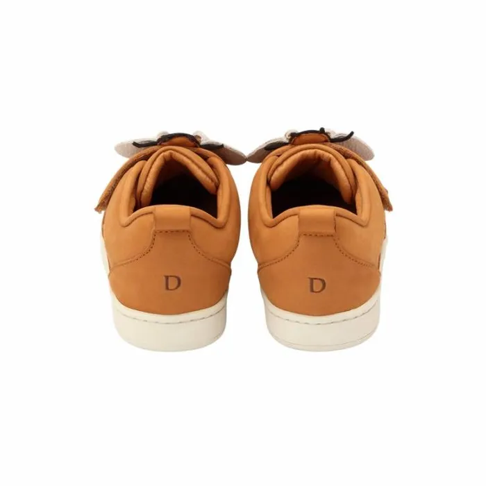 Donsje Amsterdam Animal Styles Boys Kien Sneakers Toffee Nubuck