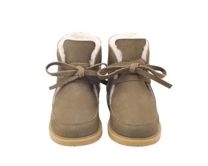 Donsje Amsterdam Ankle Boots Boys Buddy Army Betting Leather