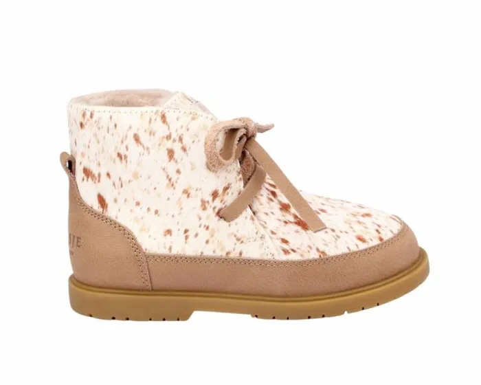 Donsje Amsterdam Ankle Boots Boys Buddy Exclusive Brown Brushed Cow Hair