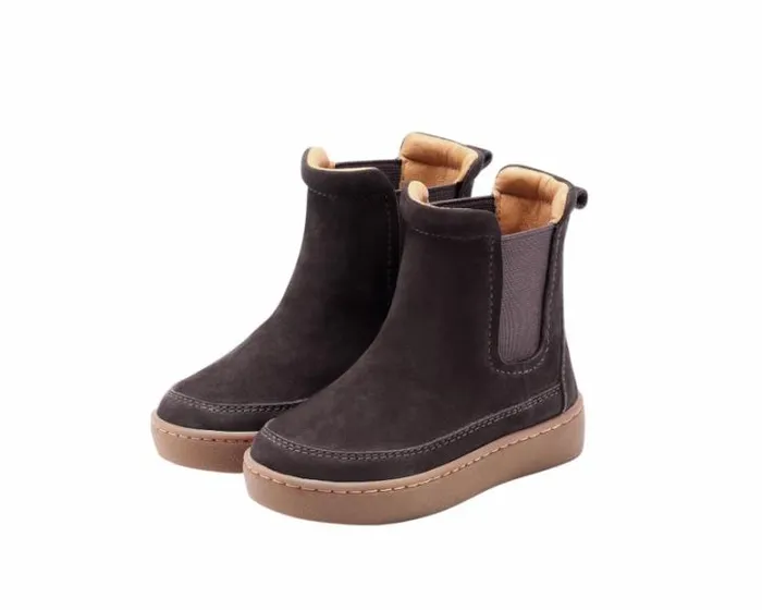 Donsje Amsterdam Ankle Boots Boys Ojeh Boots Dark Brown Nubuck