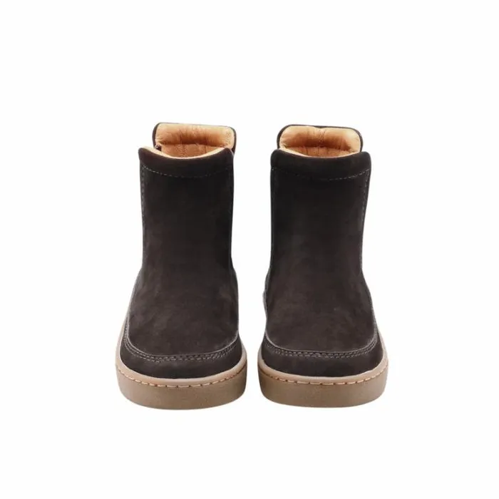 Donsje Amsterdam Ankle Boots Boys Ojeh Boots Dark Brown Nubuck