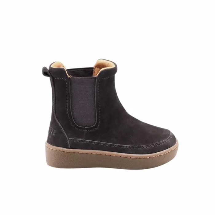 Donsje Amsterdam Ankle Boots Boys Ojeh Boots Dark Brown Nubuck