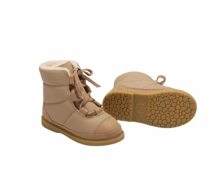 Donsje Amsterdam Ankle Boots Girls Ficho Truffle Sheep Leather