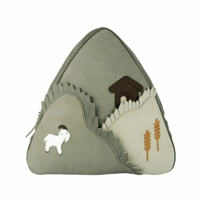 Donsje Amsterdam Backpacks and Purses Girls Krems Backpack Stone Nubuck