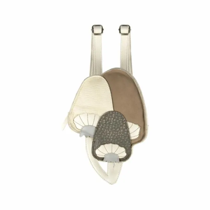 Donsje Amsterdam Backpacks and Purses Girls Tum Backpack Cream Leather