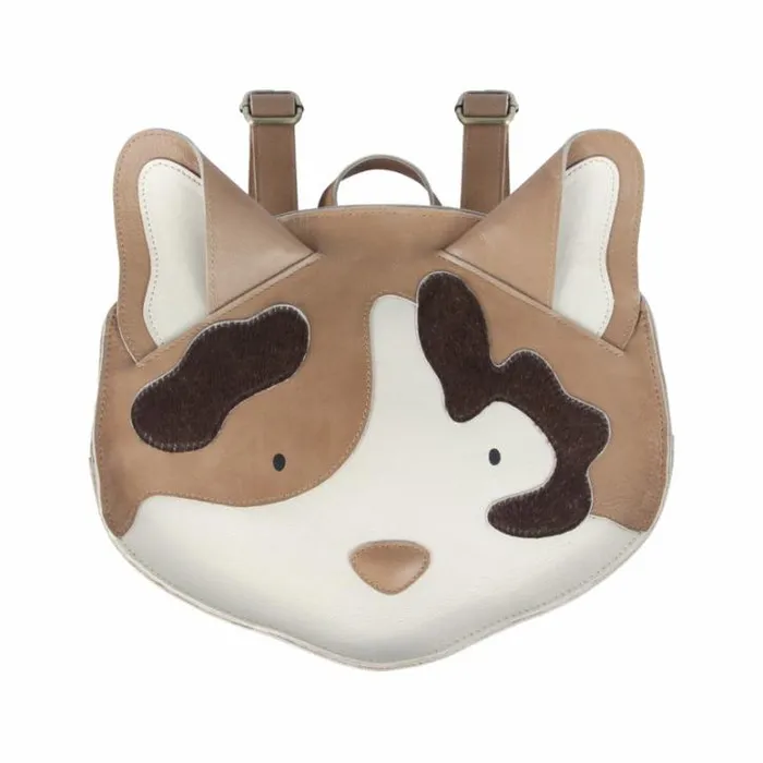 Donsje Amsterdam Backpacks and Purses Girls Umi Schoolbag Nutmeg Leather
