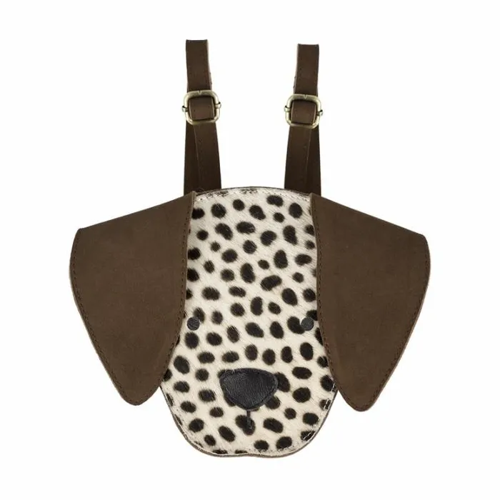Donsje Amsterdam Backpacks Boys Kapi Exclusive Backpack Black Spotted Cow Hair