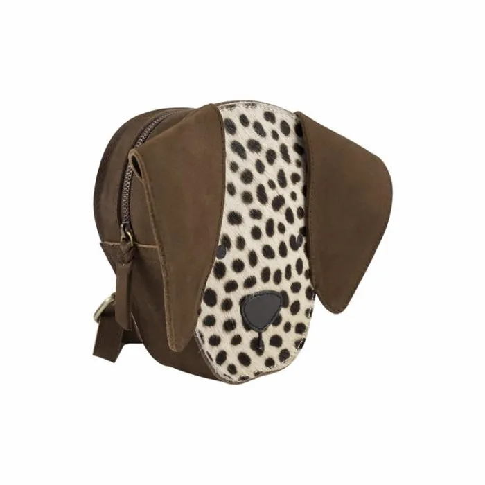 Donsje Amsterdam Backpacks Boys Kapi Exclusive Backpack Black Spotted Cow Hair