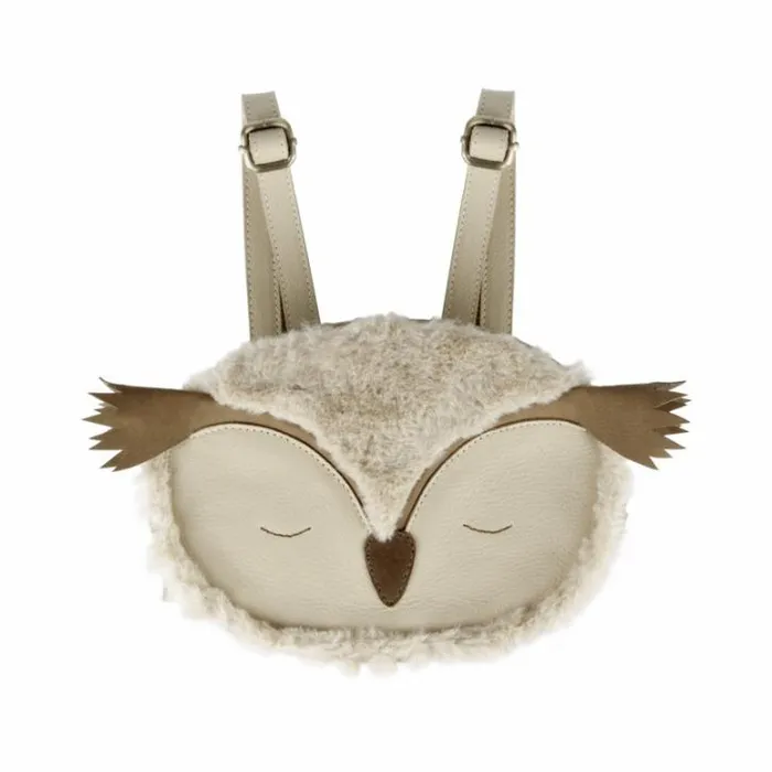 Donsje Amsterdam Backpacks Boys Kapi Exclusive Backpack Ivory Classic Leather