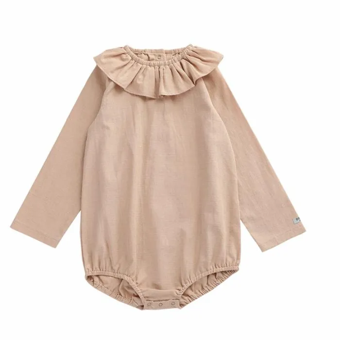 Donsje Amsterdam Bodysuits and Playsuits Baby Chloe Bodysuit Crystal Pink